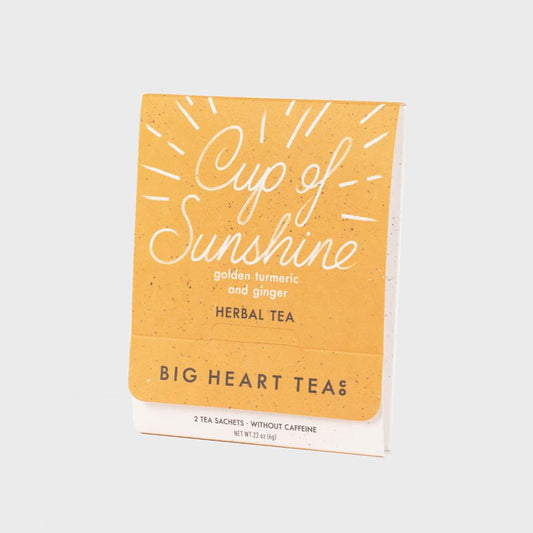 Cup of Sunshine⎜Golden Turmeric and Ginger Herbal Tea For Two