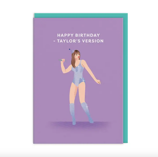 Taylor Swift Happy Birthday Greeting Card