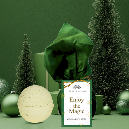 Enjoy the Magic Christmas Bath Bomb - Vanilla Scent