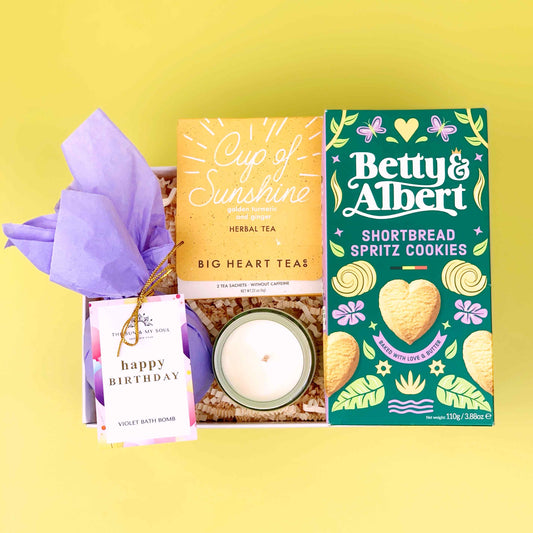 Happy Birthday Self-care Gift Box – Relaxation & Wellness Set