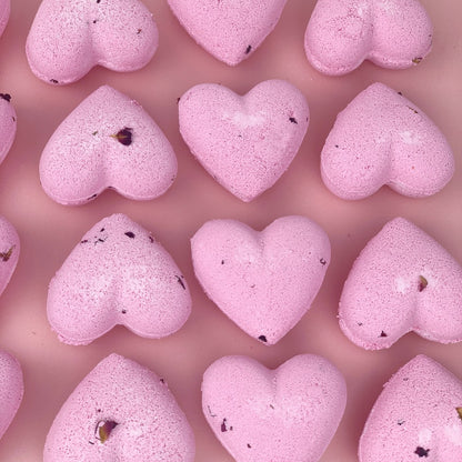 Happy Birthday Rose Heart Shaped Bath Bomb