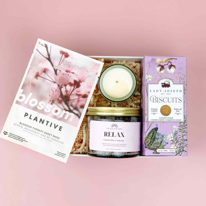 Unwind Relaxing Wellness Gift Box – Self-Care & Stress Relief Set